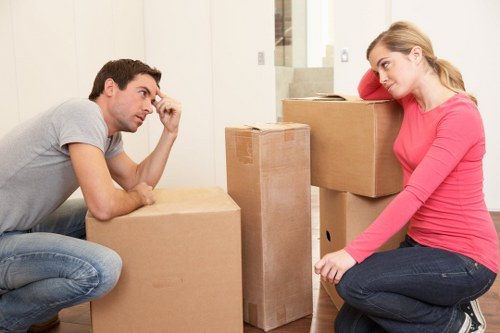 Packing and loading belongings for a house move in Hamptonhill