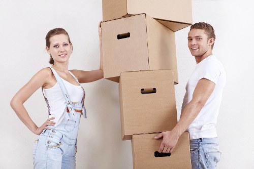 Mover checking equipment and safety measures before loading items